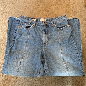 Universal Threads Medium-Dark Wash High Waisted Vintage Straight Jeans